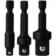 3 PC. 1/4" HEX TO SQUARE SOCKET ADAPTER SET GRE1403HA Brand New!