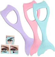 TOGEVAL 3pcs Mascara Guard Applicator Mascara Shield Eyelash Comb Tool for Eye Makeup Prevents Smudging for Personal and Salon Use Easy to Clean