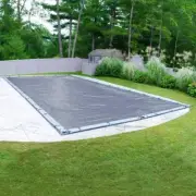 Robelle Winter Pool Covers 20' x 45' UV Resistant Solid In-Ground Azure Blue