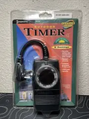 Intermatic OUTDOOR TIMER 6 Settings Dusk Dawn Light Sensor HB51RC 1000W SECURITY