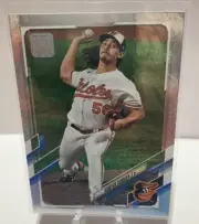 2021 Topps Series 1 Rainbow Foil #93 Hunter Harvey Baltimore Orioles