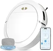 Guulan Robot Vacuum Cleaner and Mop, 3000Pa Robot Vacuum 110Mins Runtime, Remote Control, 2-in-1 Vacuum Cleaner with Lidar Navigation, Multiple Maps, Self-Charging, for Hard Floor/Carpet/Pet Hair