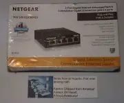 Netgear GS305 Essentials Series 5-Port Gigabit Unmanaged Switch