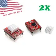 2Pcs A4988 Stepper Motor Driver Module for 3D Printer RepRap StepStick Arduino