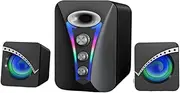 JSEIAJB High Volume Wired Speakers with Microphone and Suitable for Desktop and Laptop Computers