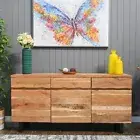 Wood Stock Natural Wood Buffet, Sideboard