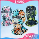 SHUIO FACEKINI 透氣泳池面罩頭部防曬紫外線防曬面部游泳頭帽