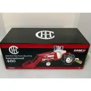 Ertl International 460 Tractor w/Loader, Blade & Chains, 2009 IHCC, Diecast 1/16