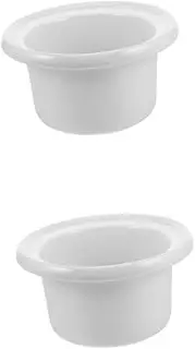 [HOLIDYOYO] 2pcs Inner Pot Slow Cooker Rice Cooker Replacement Liner Safe Versatile for Setting