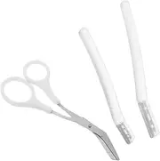 HONMEET Women's Eyebrow Grooming Kit Eyebrow Razor Set Precision Trimmer Scissors Stencil for Men Women Safe for Facial Hair