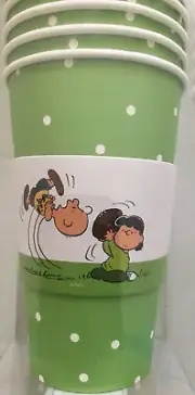 Peanuts~CHARLIE FOOTBALL~16oz Travel TO GO Cups/Lids & Sleeves~NEW~12 Ct~FAST SH