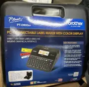 Brother P-Touch PT-D600VP Desktop Label Printer Machine Manual Tape Power Cord