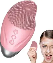 Cleansing Facial Brush | Soft Silicone Face Massager | Rechargeable Waterproof Vibrating Simple Skin Care Tools For Deep Cleansing, Exfoliation & Enhances Absorption