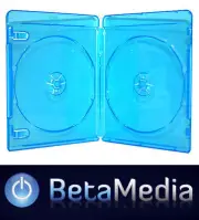 10 Blu ray Double 12mm Quality cases with logo - U.S Standard Size Bluray cover