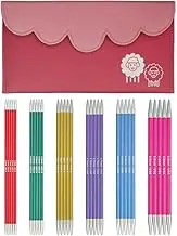 KnitPro Double-Pointed Knitting Needle Set, Zing, 20cm, Set of 6