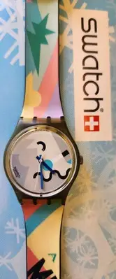 Swatch watch COSMESIS GM103 1990 Standard Gents Designed By Alessandro Mendini