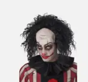 Clown Pattern Baldness Adult Costume Wig