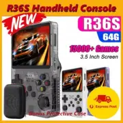 R36S Retro Handheld Video Game Console 3.5 Inch IPS RK3326 Linux ArkOS R36 N64