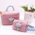 Organizer Handbag Makeup Pouch Corduroy Cosmetic Bag Toiletry Bag Storage Box