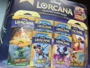 Disney Lorcana Into the inklands Bundle 2 Decks 6 Packs 1 Mickey Mouse Card NEW