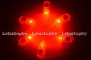 24 LED Red Balloon Paper Lantern Light Wedding Christmas Party Floral Decoration