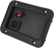 GALPADA Stage Speakers and Speaker Multifunctional Wiring Board Loudspeaker Connector Accessory Loudspeaker Acoustic Components Audio Connector Panel Stage Supply Black Black