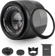 VILTROX 56mm F1.7 XF-Mount Large Aperture APS-C Auto Focus Lens for Fuji X-Mount Camera X-E3 X-E4 X-H1 X-PRO2 X-PRO3 X-T1 X-T2 X-T3 X-T4 X-T20 X-T30 X-T30II X-T200 X-S10 X-H2 X-H2S X-T5 X-S20