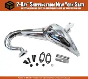 Performance Tuned Pipe Exhaust for 45cc & 71cc Engines in LOSI 5IVE-T Trucks,...