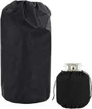 Cylinder Tank Cover | Sun Protection Travel Trailer Tank Cover,Oxford Fabric Waterproof Shield with Adjustable Drawstring for RV Storage Grilling BBQ Outdoor Patio Travel