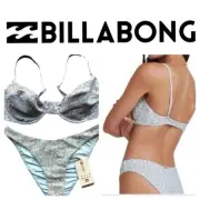 BNWT BILLABONG DREAM ISLE NOVA D/DD BRA AND HIKE BOTTOMS SIZE MEDIUM / 10