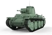 LF120723 1/120 TT Scale Railway Military Model Kit German 38T PzKpfw Light Hell Buggy Ausf.F