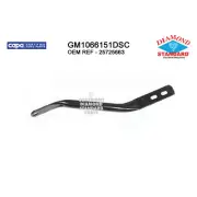 Replacement Steel Driver/Passenger Side Front Bumper Face Bar Outer Brace