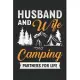 Husband And Wife Camping Partners For Life: Husband And Wife Camping Partners For Life: RV Travel Journal - Travel Journal Diary - RV Caravan Trailer