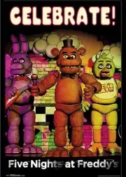 Five Nights At Freddy's Celebrate Movie Poster 22.375" x 34" 1 sideTeaser