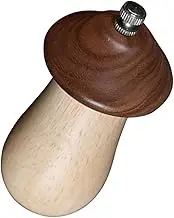 TIDTALEO Mushroom Shaped Wooden Pepper Seasoning Bottle Convenient Manual Spice Grinder for Home Kitchen Practical and Design for Enhanced Aroma and Flavor Material