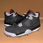 Nike Air Jordan 4 Bred Golf Size 7 No Box CU9981-002