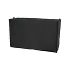 Jumbuck Black 4 Burner Flat BBQ Cover, UV resistance, 165W x 62D x 80H cm