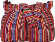 [Tramzzd M] Casual Ladies Women Large Durable Fabric Cross Body Hobo Shoulder Messenger Bag Travel Purse Wallet Handbag Tote Bag
