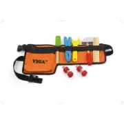 Wooden TOOL BELT Kids PRESCHOOL Toy ADJUSTABLE Strap PRETEND Play Viga Handyman