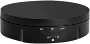 Fenteer 360 Degree Round Electric Rotating Turntable Display Stand for Photography Video Shooting Props Jewelry Display, USB Rechargeable - Black