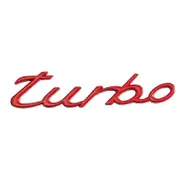 Chrome Silver Matt Gloss Shiny Black Trunk Letters " turbo " Emblems for PORSCHE Cayenne Boxster Macan Panamera Carrera Cayman turbo red
