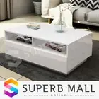New Modern Coffee Table 4 Drawer Storage Shelf High Gloss Home Furniture Wood WH