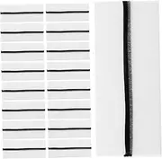 [WRITWAA] 40pcs Self Adhesive Wispy Lash Strips Natural Look False Eyelashes Glue Alternative Lash Extensions Tape