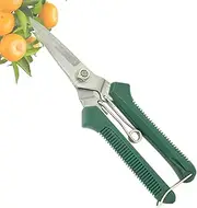Garden Scissors, Heavy-Duty Flower Trimmers, Rust-Proof Pruning Shears with Ergonomic Handle, Non-Slip Grip Gardening Supplies for Plant Care, Flower Arrangement, and Bonsai Maintenance