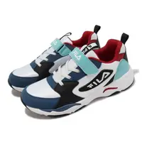 在飛比找momo購物網優惠-【FILA】FILA KIDS 大童輕量慢跑運動鞋-藍(3-