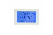 Radiant GTSW-DUAL-H-WIFI Glass Fronted Dual Purpose WIFI Thermostat & Timer Switch - Horizontal - White