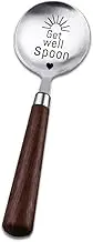 Best Friend Get Well Soon Gifts for Women Best Friend Granddaughter Get Well Soup Spoon Gifts for Best Friend Sister Get Well Gifts for Mom Dad Wooden Handle Spoons Gifts for Nana Better Gifts