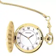 Sekonda Men's Gold Plated Pocket Watch