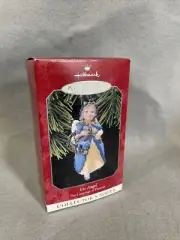 1998 HALLMARK ORNAMENT # 3 IN LANGUAGE OF FLOWERS SERIES ~IRIS ANGEL~ NIB