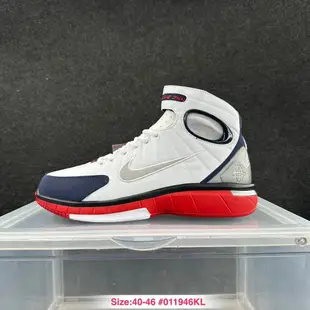 [公司級NK] Huarache 2K4 科比ZK4 防滑耐磨籃球鞋 All-Star紅白藍